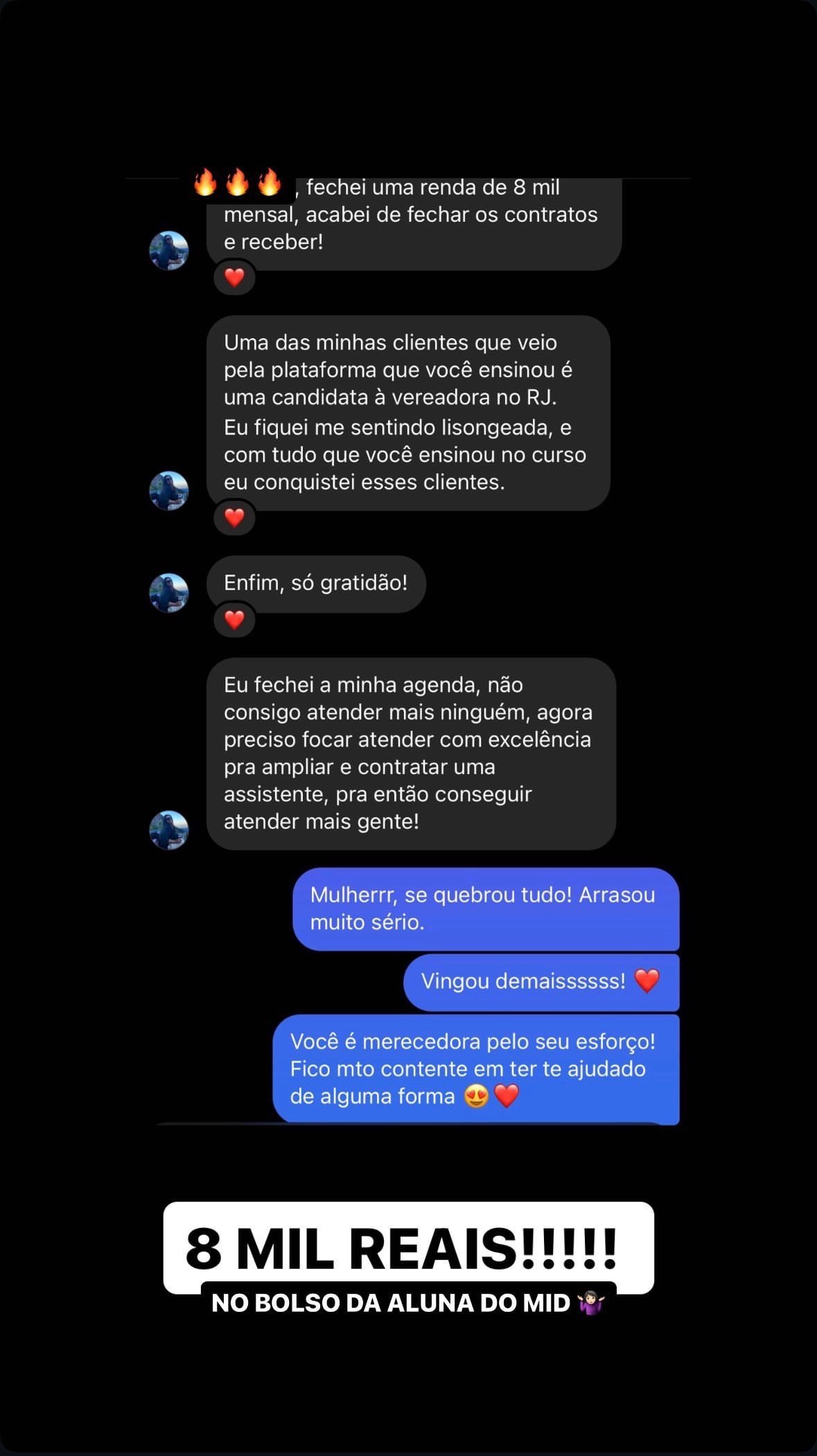 Depoimento da Larissa