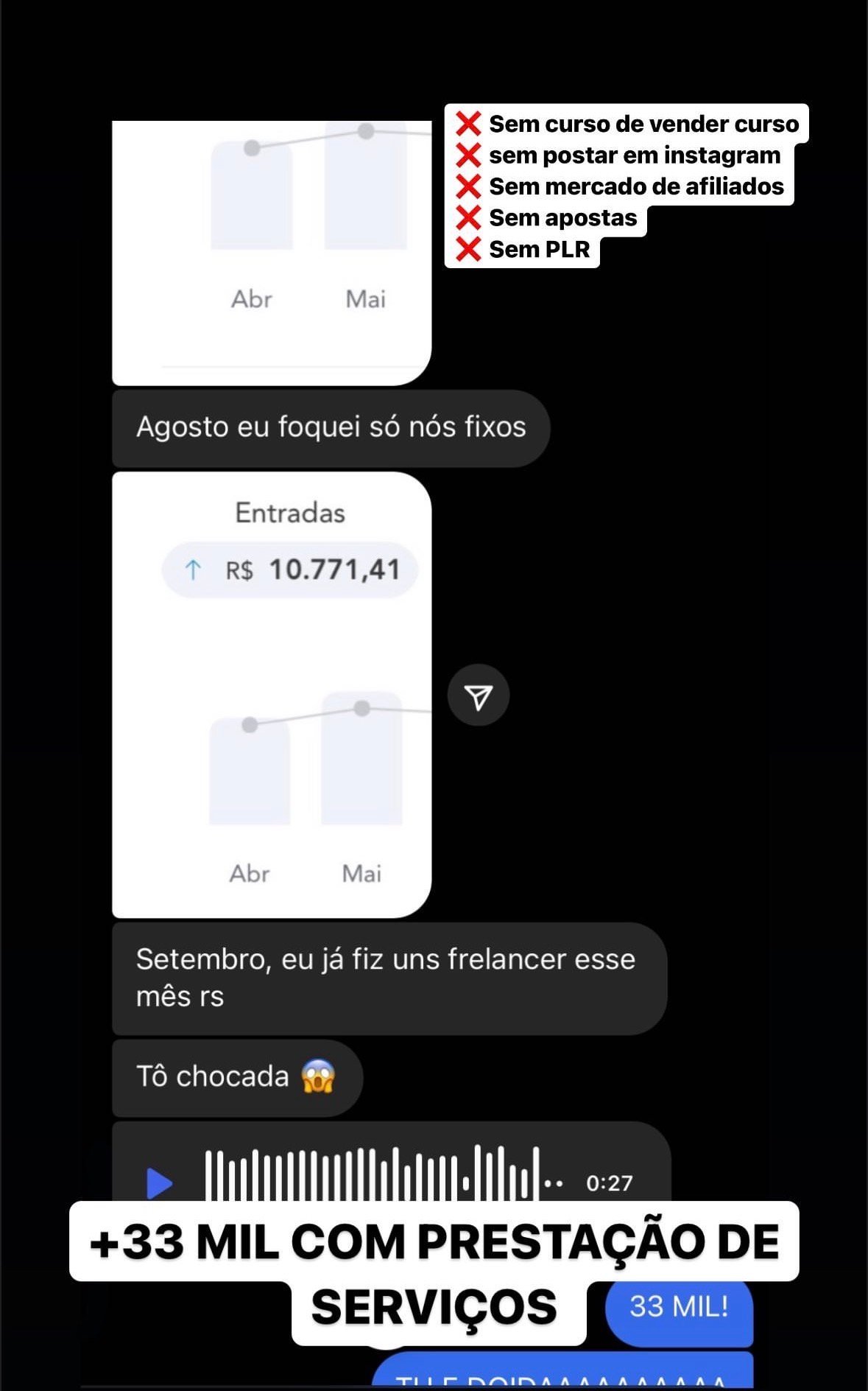 Depoimento de aluna